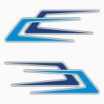 Truck Stickers, Set of 2