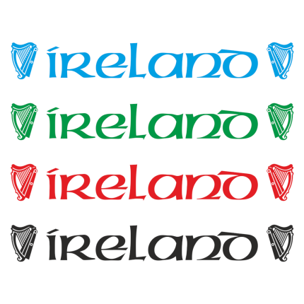 Ireland With Celtic Harps